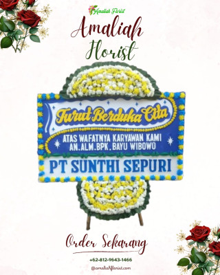 Papan Bunga Duka di Moti Kota