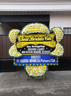 Papan Bunga Duka di Moti Kota